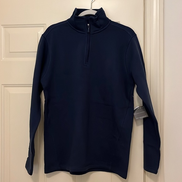 Eddie Bauer Men's Ocean Blue 1/4 Zip Pullover/NWT/S - Picture 4 of 11